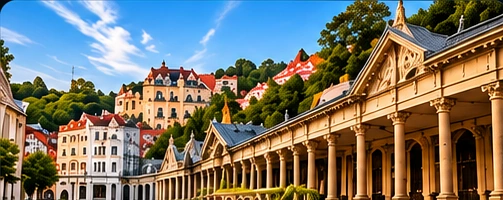Illustration of a Czech destination