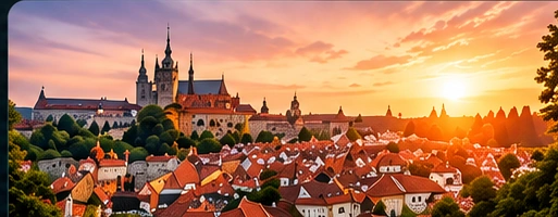 Illustration of a Czech destination